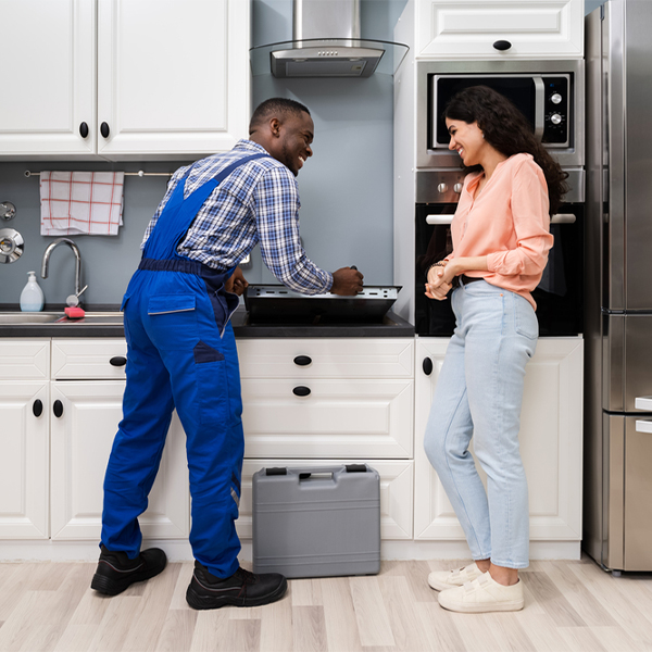 what kind of warranty do you offer on your cooktop repair services in West Elkton
